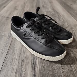 Tretorn Women's Serve Casual Sneakers Preppy Size 8.5 Black